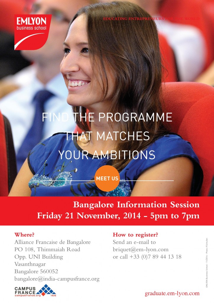 Invitation Bangalore Information Session 2014
